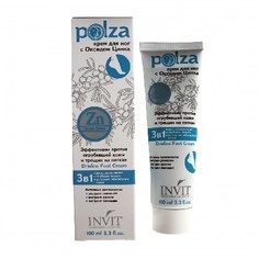 Крем для ног с Оксидом Цинка Drieline Foot Cream, серии "POLZA" 100 ml Invit