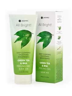 Пилинг-скатка для лица Jkosmec All Bright! с экстрактом зелёного чая и bha