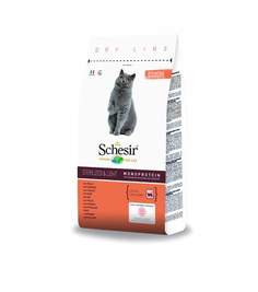 Сухой корм для кошек Schesir Sterilized and Light, для стерилизованных, курица, 1,5кг