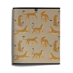 Тетрадь "Airy leopard", формат А5, 48 листов, клетка LOREX, цвет коричневый ФАРМ