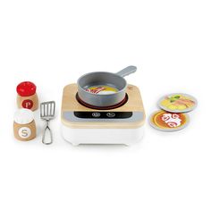 Игровой набор Плита со сковородой Hape E3164_HP