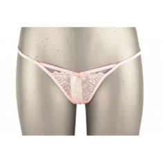 Кружевные трусики-стринги Baci Lingerie розовые L