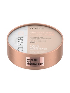 Компактная пудра CATRICE Clean ID Mineral Matt Face Powder - 025 Warm Peach