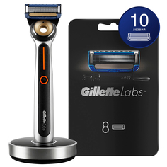 Бритвенный станок Gillette Labs Heated Razor + 10 сменных кассет