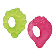 Комплект прорезыватeлей Tommee tippee с вод.наполнителем Передние зубы,зеленый,малиновый