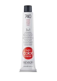 Крем-маска REVLON PROFESSIONAL, NUTRI COLOR для тонирования волос 740 светло-медный 100 мл