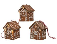Елочная игрушка Kaemingk Домик-пряник 481257 8,5 см 1 шт. в ассортименте