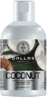 Шампунь для волос DALLAS питательный Coconut с натуральным кокосовым маслом 500 мл
