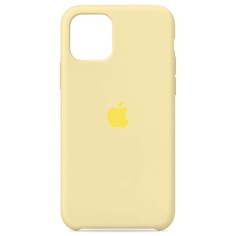 Силиконовый чехол для iPhone 11 Pro Max, Лимонный крем, iGrape