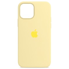 Силиконовый чехол для iPhone 12 Pro/12, Лимонный крем, iGrape