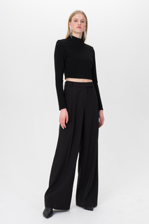 Брюки женские Vilatte D24.413 черные 46