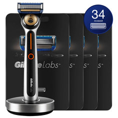 Бритвенный станок Gillette Labs Heated Razor + 34 сменные кассеты