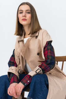 Плащ женский Tom Farr T4F W9639.14 бежевый 44 RU