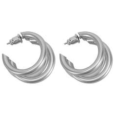 Серьги женские Ekonika EN49824-silver-21L серебристые