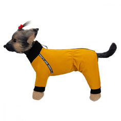 Комбинезон для собак Dogmoda Релакс 4, унисекс, желтый, длина спины 32 см