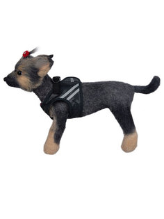 Жилет для собак Dogmoda , унисекс, черный, 4, длина спины 46 см