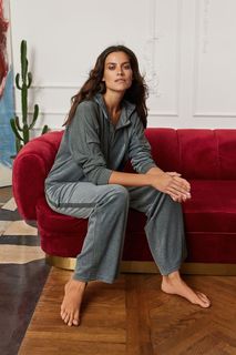 Брюки женские Laete 20374-2 зелёные XL