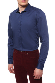 Рубашка мужская Sand FW16 8589 - IVER TRIM синяя 43 EU