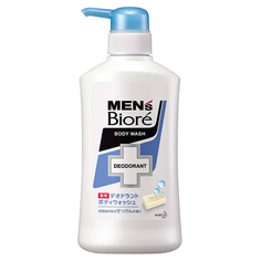 Мыло для тела КAO "Mens Biore" с ароматом мыла, с дезодорирующим эффектом 440 мл