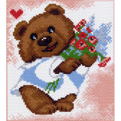 Канва с рисунком Матренин посад Мишутка 21*29 см (28*37 см) 1173-1