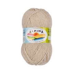 Пряжа Alpina Alpaca Grande 4 шт. в упак. цвет серо-бежевый меланж Alpaca Grande-03 118 м