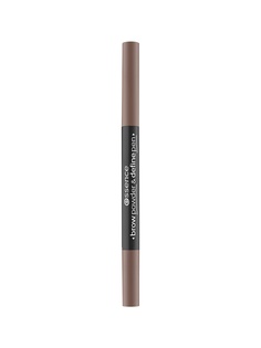 Контурный карандаш и пудра для бровей essence 2 в 1 - 01 blonde medium brown