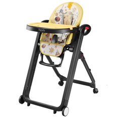 Стульчик для кормления Nuovita Futuro Nero Cosmo giallo/Желтый космос