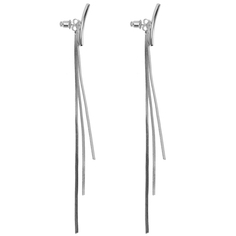 Серьги женские Ekonika EN49007-silver-21L серебристые