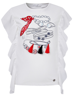 Футболка Byblos для девочек BJ14876 белый 92