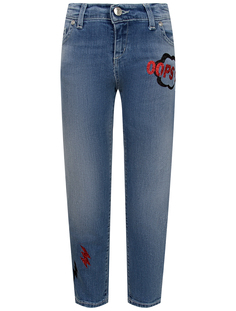 Джинсы Byblos для девочек BJ15095 голубой 92