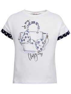 Футболка ELSY для девочек 6918 0T10(001) белый 80