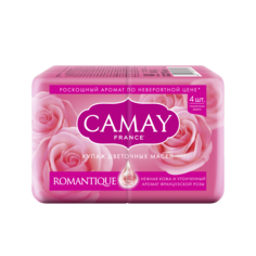 Косметическое мыло Camay "Романтик", 4х75гр