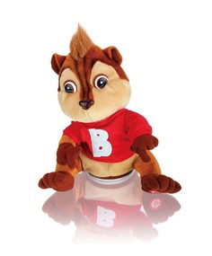 Интерактивная игрушка Mioshi active Музыкальный бурундук, со звуковыми эффектами 24 см