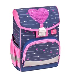 Ранец Belmil Click Simple Heart, Сердце, фиолетовый
