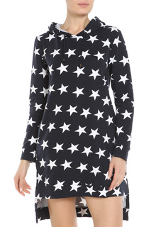 Платье-толстовка женское Веста 17-02-057 черное 56