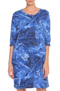 Платье женское Веста 17-02-043-2 синее 52