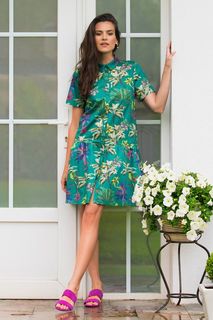 Платье женское Laete 55199 зелёное S (44)