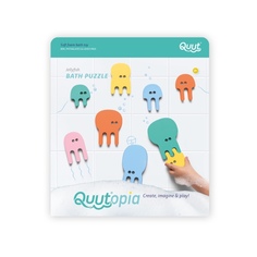Мягкий 2D пазл Quut для игры в ванне Quutopia, Медузы (Jellyfish)