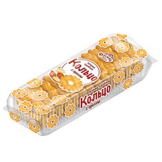 Печенье Дымка кольцо сдобное с орехом 225 г