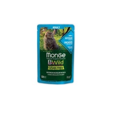 Влажный корм для кошек Monge Cat BWild Grain free , рыба, 85г