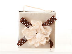 Упаковка для подарков ENS, Нежный пион, 18*8,5*18 см