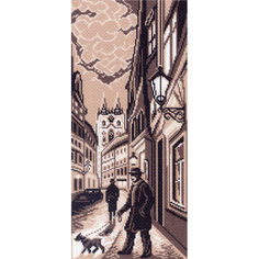 Канва с рисунком Матренин Посад Старый город, 24*47 см 1432