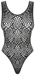 Пикантное полупрозрачное боди с открытой спинкой Obsessive