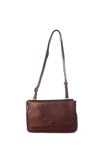 Сумка кросс-боди женская Di Gregorio 0068 savana lux bronzo медная
