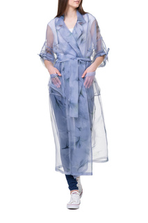 Пальто женское Adzhedo 6229 голубое 2XL