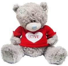 Мягкая игрушка Best Toys Плюшевый медведь Тедди в кофточке Love 120 см