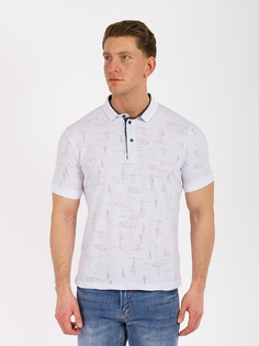 Футболка-поло мужская DAIROS GD69300997 белая XL