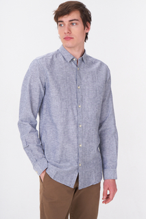 Рубашка мужская ONLY & SONS 22012321 серая 48 RU