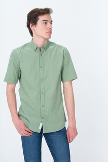 Рубашка мужская ONLY & SONS 22019168 зеленая 50 RU