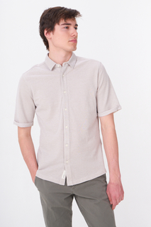 Рубашка мужская ONLY & SONS 22019160 бежевая 46 RU